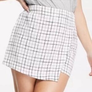 Abercrombie & Fitch Blue, Green, White Plaid Mini Skirt /Skort